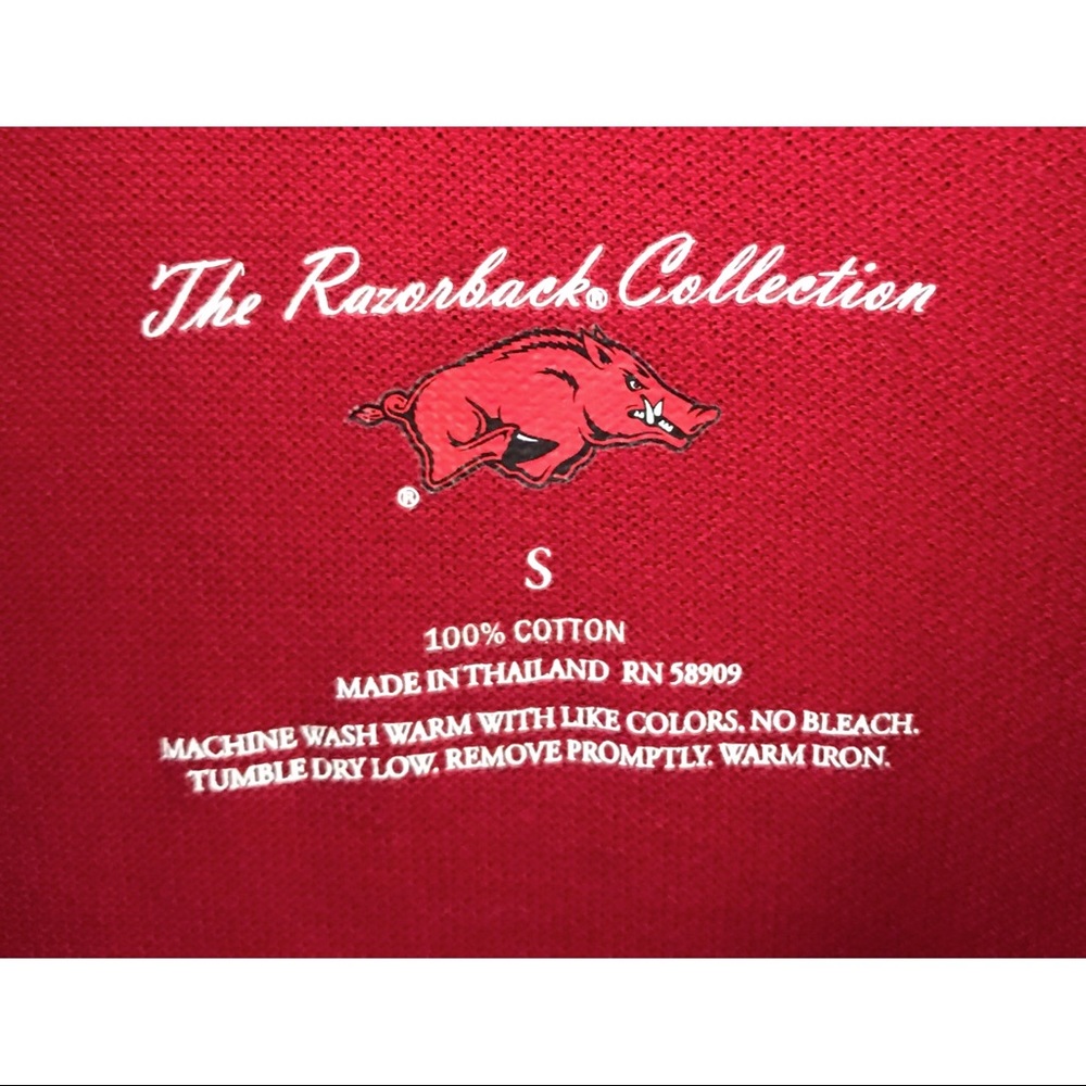 Arkansas Razorback Collection Logo Polo Shirt - Picture 3 of 4